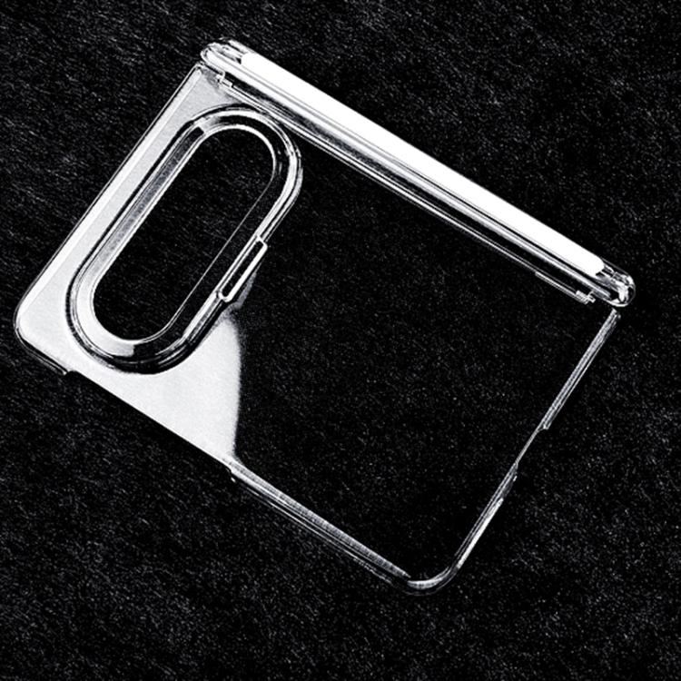 Transparent PC Axis Shockproof Phone Case, For Huawei Pura X Max, For Huawei Pura X