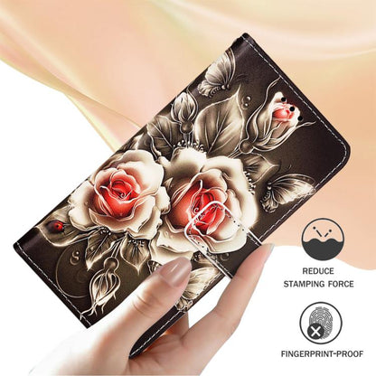 Colored Drawing Pattern Plain Weave Leather Phone Case, For Cricket Icon Plus 2026