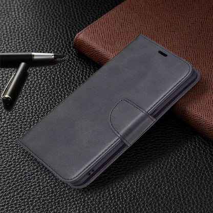 Faux leather flip phone wallet case with card slot flap; dark gray