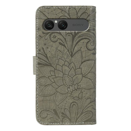 Lace Flower Embossing Flip Leather Phone Case, For Sony Xperia 10 VII