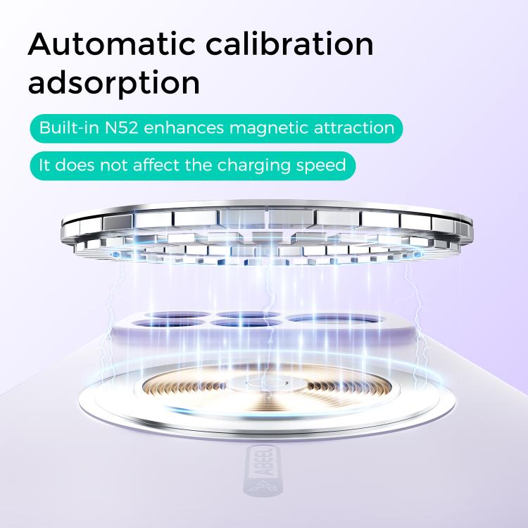 MagSafe alignment ring for liquid silicone phone case charging, built-in magnetic attraction