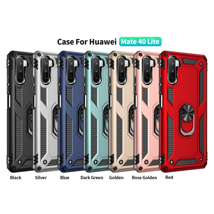 Multiple color rugged phone cases with rotating ring holder for Huawei Mate 40 Lite
