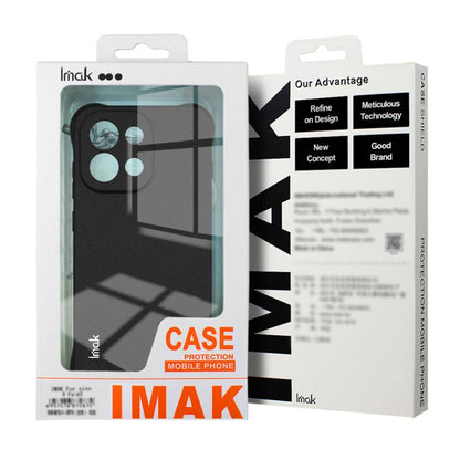 IMAK shockproof TPU phone case retail package with clear window and product branding