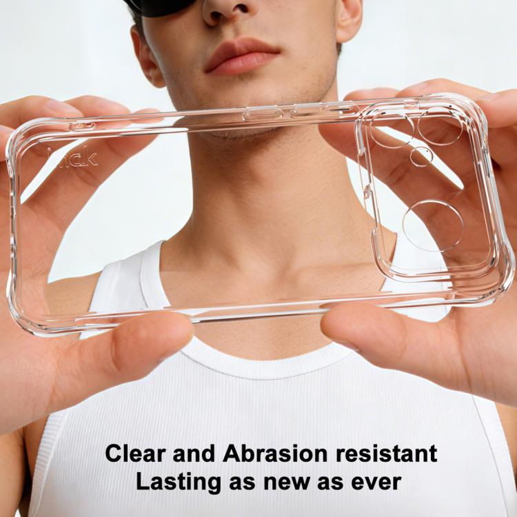 Clear TPU shockproof phone case with reinforced corners for drop protection