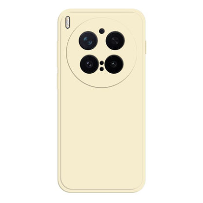 White liquid silicone phone case with four-camera circular cluster and side port