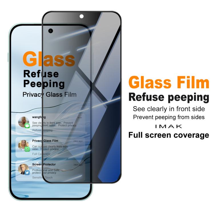 imak HD Full Screen Privacy Tempered Glass Protective Film, For OnePlus Nord 6 5G, For OnePlus 15T, For OnePlus Turbo 6V, For OnePlus Turbo 6, For OnePlus Ace 6 5G/Ace 6T 5G/15R, For OnePlus 15