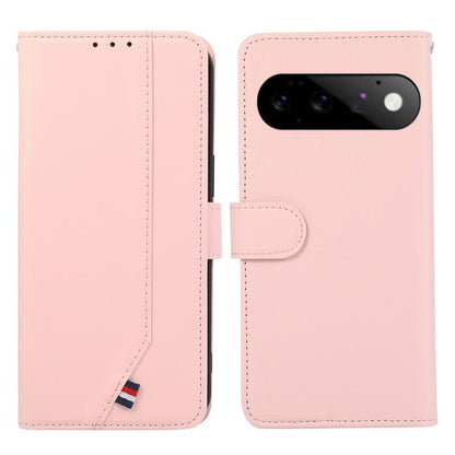 ABEEL Delicate Texture Splicing RFID Leather Phone Case, For Google Pixel 11 Pro XL, For Google Pixel 11 / 11 Pro, For Google Pixel 10a