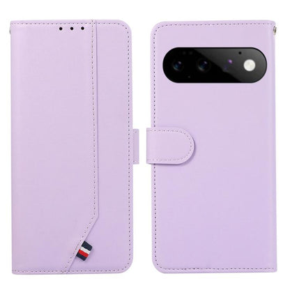 ABEEL Delicate Texture Splicing RFID Leather Phone Case, For Google Pixel 11 Pro XL, For Google Pixel 11 / 11 Pro, For Google Pixel 10a