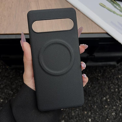 Magsafe Magnetic Plain Leather Phone Case, For Sony Xperia 1 VIII, For Sony Xperia 10 VII