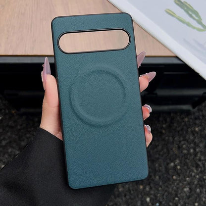 Magsafe Magnetic Plain Leather Phone Case, For Sony Xperia 1 VIII, For Sony Xperia 10 VII