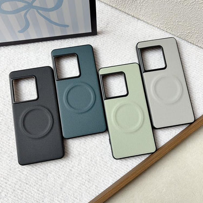 Magsafe Magnetic Plain Leather Phone Case, For Sony Xperia 1 VIII, For Sony Xperia 10 VII