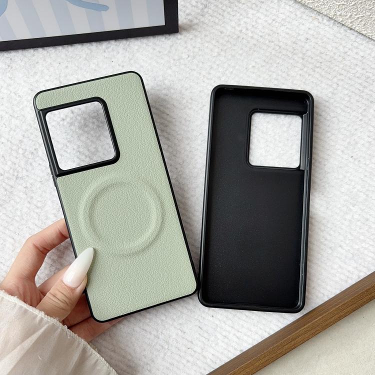 Magsafe Magnetic Plain Leather Phone Case, For Sony Xperia 1 VIII, For Sony Xperia 10 VII