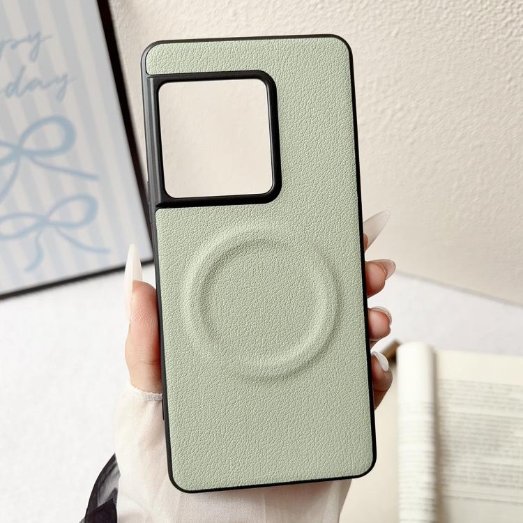 Magsafe Magnetic Plain Leather Phone Case, For Sony Xperia 1 VIII, For Sony Xperia 10 VII