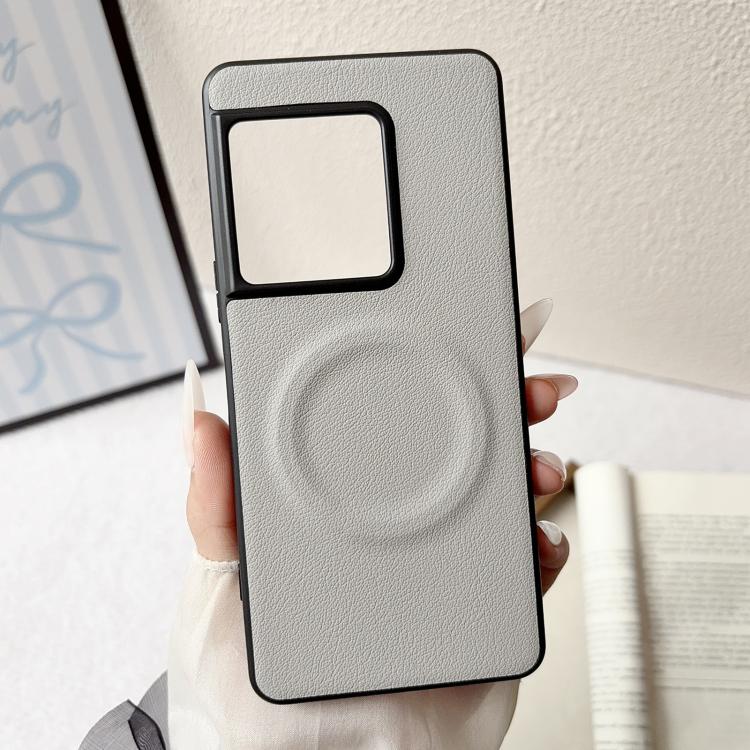 Magsafe Magnetic Plain Leather Phone Case, For Sony Xperia 1 VIII, For Sony Xperia 10 VII