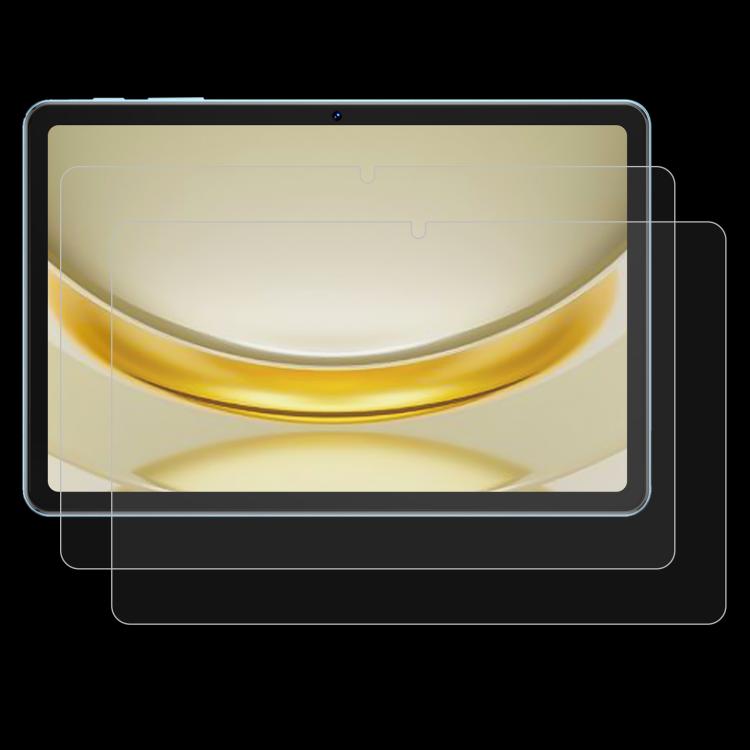Tempered glass screen protector film for tablet, clear with rounded edges