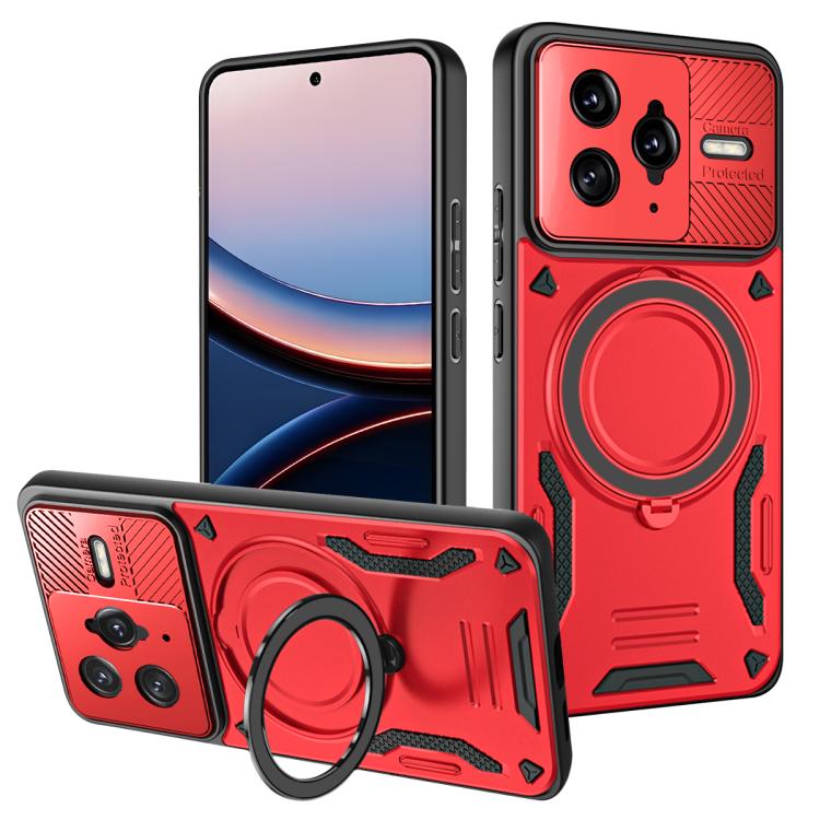MagSafe 2 in 1 TPU Phone Case with Rotating Holder, For Xiaomi 17 Pro Max, For Xiaomi 17, For Xiaomi Poco F7 Ultra / Redmi K80 Pro