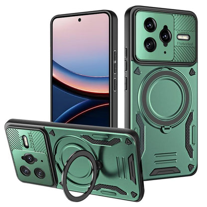 MagSafe 2 in 1 TPU Phone Case with Rotating Holder, For Xiaomi 17 Pro Max, For Xiaomi 17, For Xiaomi Poco F7 Ultra / Redmi K80 Pro