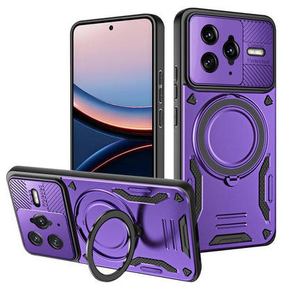 MagSafe 2 in 1 TPU Phone Case with Rotating Holder, For Xiaomi 17 Pro Max, For Xiaomi 17, For Xiaomi Poco F7 Ultra / Redmi K80 Pro