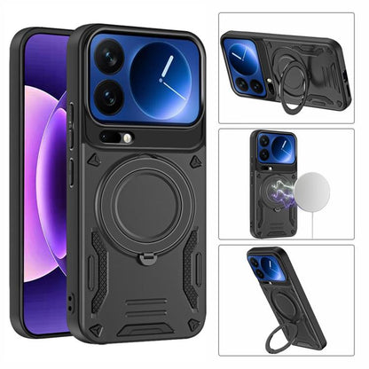 MagSafe 2 in 1 TPU Phone Case with Rotating Holder, For Xiaomi 17 Pro Max, For Xiaomi 17, For Xiaomi Poco F7 Ultra / Redmi K80 Pro