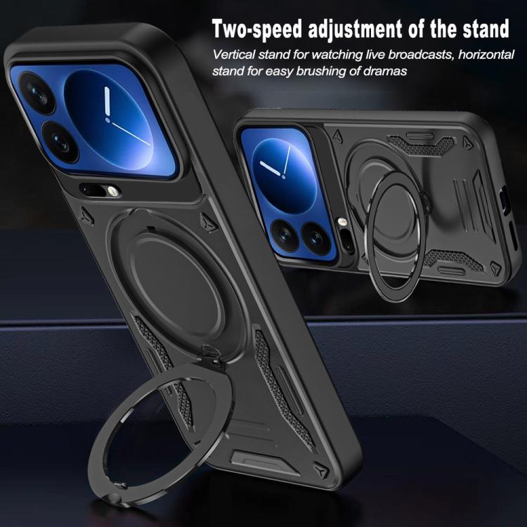 MagSafe 2 in 1 TPU Phone Case with Rotating Holder, For Xiaomi 17 Pro Max, For Xiaomi 17, For Xiaomi Poco F7 Ultra / Redmi K80 Pro