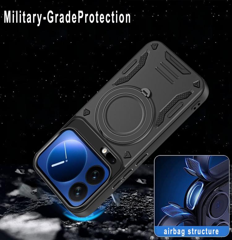 MagSafe 2 in 1 TPU Phone Case with Rotating Holder, For Xiaomi 17 Pro Max, For Xiaomi 17, For Xiaomi Poco F7 Ultra / Redmi K80 Pro