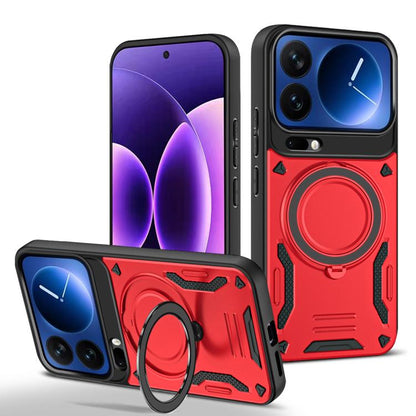 MagSafe 2 in 1 TPU Phone Case with Rotating Holder, For Xiaomi 17 Pro Max, For Xiaomi 17, For Xiaomi Poco F7 Ultra / Redmi K80 Pro