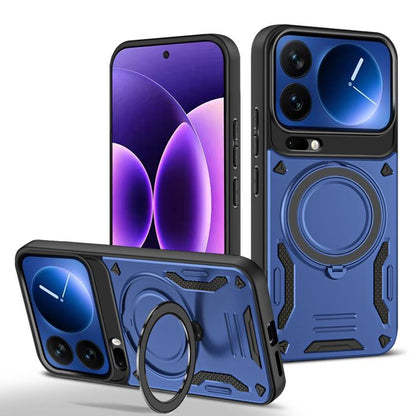 MagSafe 2 in 1 TPU Phone Case with Rotating Holder, For Xiaomi 17 Pro Max, For Xiaomi 17, For Xiaomi Poco F7 Ultra / Redmi K80 Pro