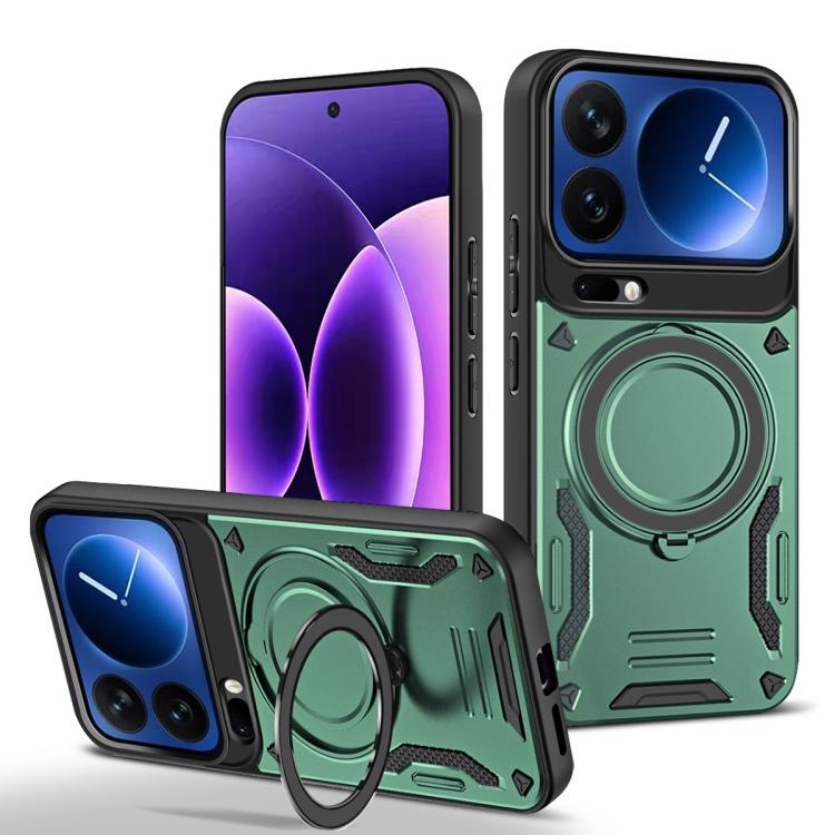 MagSafe 2 in 1 TPU Phone Case with Rotating Holder, For Xiaomi 17 Pro Max, For Xiaomi 17, For Xiaomi Poco F7 Ultra / Redmi K80 Pro