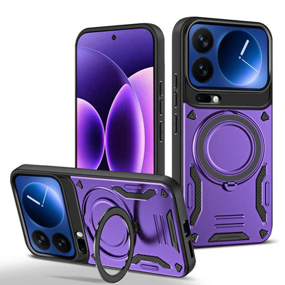 MagSafe 2 in 1 TPU Phone Case with Rotating Holder, For Xiaomi 17 Pro Max, For Xiaomi 17, For Xiaomi Poco F7 Ultra / Redmi K80 Pro