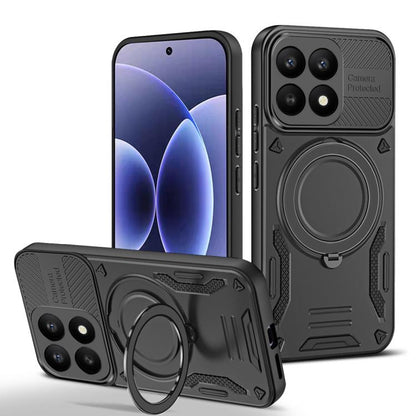 MagSafe 2 in 1 TPU Phone Case with Rotating Holder, For Xiaomi 17 Pro Max, For Xiaomi 17, For Xiaomi Poco F7 Ultra / Redmi K80 Pro