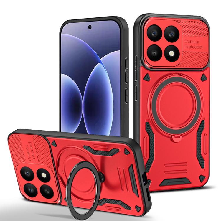 MagSafe 2 in 1 TPU Phone Case with Rotating Holder, For Xiaomi 17 Pro Max, For Xiaomi 17, For Xiaomi Poco F7 Ultra / Redmi K80 Pro