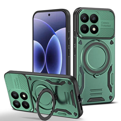MagSafe 2 in 1 TPU Phone Case with Rotating Holder, For Xiaomi 17 Pro Max, For Xiaomi 17, For Xiaomi Poco F7 Ultra / Redmi K80 Pro