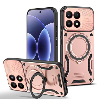 MagSafe 2 in 1 TPU Phone Case with Rotating Holder, For Xiaomi 17 Pro Max, For Xiaomi 17, For Xiaomi Poco F7 Ultra / Redmi K80 Pro