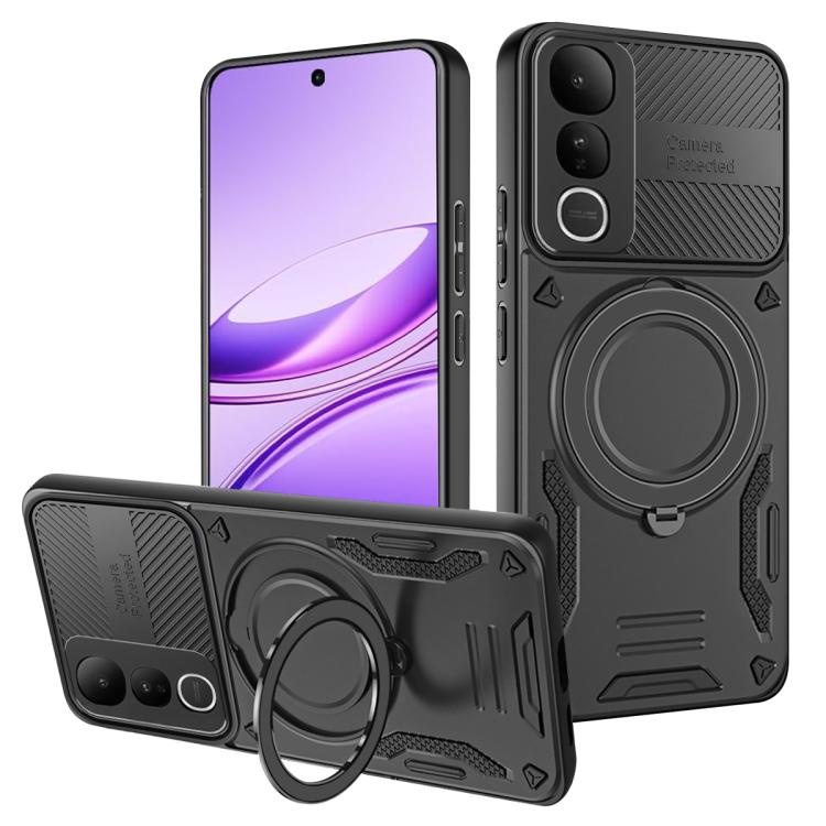 MagSafe 2 in 1 TPU Phone Case with Rotating Holder, For vivo Y31 5G 2025 / Y21d, For vivo X300 Pro, For vivo V60 Lite 5G / 4G, For vivo V50 Lite 5G / 4G, For vivo Y04 4G / Y29s 5G