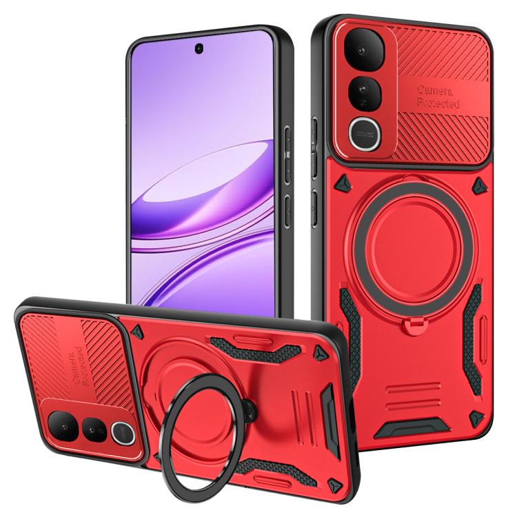 MagSafe 2 in 1 TPU Phone Case with Rotating Holder, For vivo Y31 5G 2025 / Y21d, For vivo X300 Pro, For vivo V60 Lite 5G / 4G, For vivo V50 Lite 5G / 4G, For vivo Y04 4G / Y29s 5G