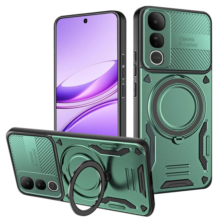 MagSafe 2 in 1 TPU Phone Case with Rotating Holder, For vivo Y31 5G 2025 / Y21d, For vivo X300 Pro, For vivo V60 Lite 5G / 4G, For vivo V50 Lite 5G / 4G, For vivo Y04 4G / Y29s 5G