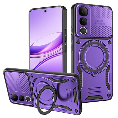MagSafe 2 in 1 TPU Phone Case with Rotating Holder, For vivo Y31 5G 2025 / Y21d, For vivo X300 Pro, For vivo V60 Lite 5G / 4G, For vivo V50 Lite 5G / 4G, For vivo Y04 4G / Y29s 5G