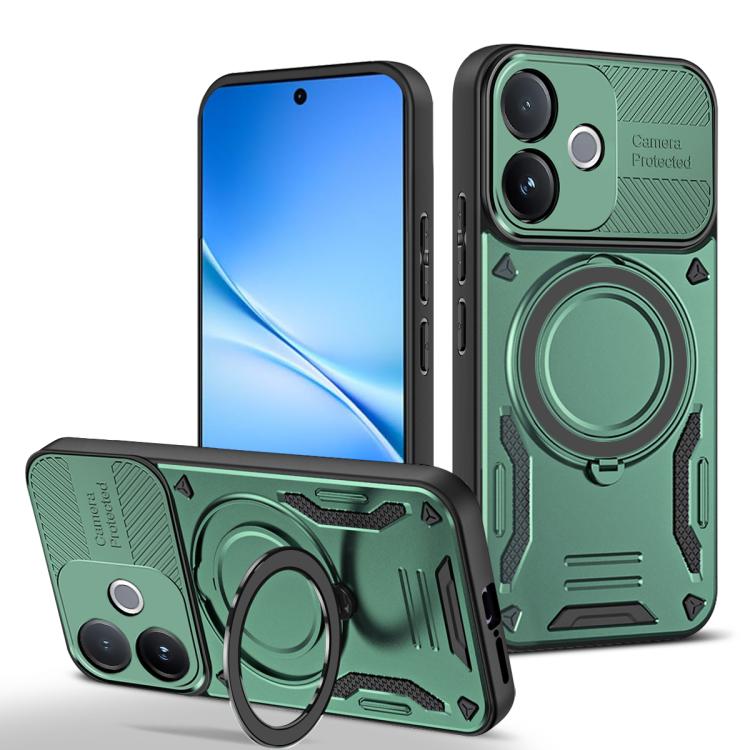 MagSafe 2 in 1 TPU Phone Case with Rotating Holder, For vivo Y31 5G 2025 / Y21d, For vivo X300 Pro, For vivo V60 Lite 5G / 4G, For vivo V50 Lite 5G / 4G, For vivo Y04 4G / Y29s 5G