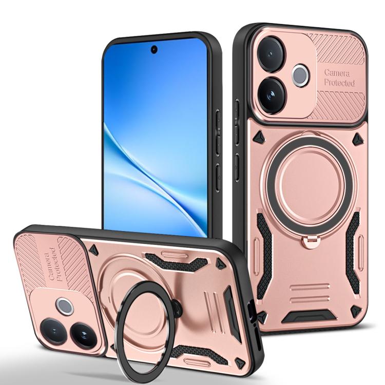 MagSafe 2 in 1 TPU Phone Case with Rotating Holder, For vivo Y31 5G 2025 / Y21d, For vivo X300 Pro, For vivo V60 Lite 5G / 4G, For vivo V50 Lite 5G / 4G, For vivo Y04 4G / Y29s 5G