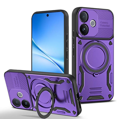 MagSafe 2 in 1 TPU Phone Case with Rotating Holder, For vivo Y31 5G 2025 / Y21d, For vivo X300 Pro, For vivo V60 Lite 5G / 4G, For vivo V50 Lite 5G / 4G, For vivo Y04 4G / Y29s 5G