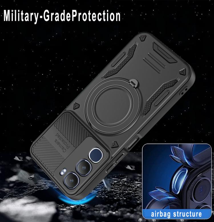 MagSafe 2 in 1 TPU Phone Case with Rotating Holder, For vivo Y31 5G 2025 / Y21d, For vivo X300 Pro, For vivo V60 Lite 5G / 4G, For vivo V50 Lite 5G / 4G, For vivo Y04 4G / Y29s 5G