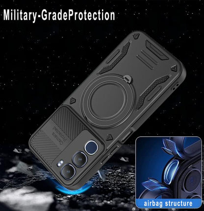 MagSafe 2 in 1 TPU Phone Case with Rotating Holder, For vivo Y31 5G 2025 / Y21d, For vivo X300 Pro, For vivo V60 Lite 5G / 4G, For vivo V50 Lite 5G / 4G, For vivo Y04 4G / Y29s 5G