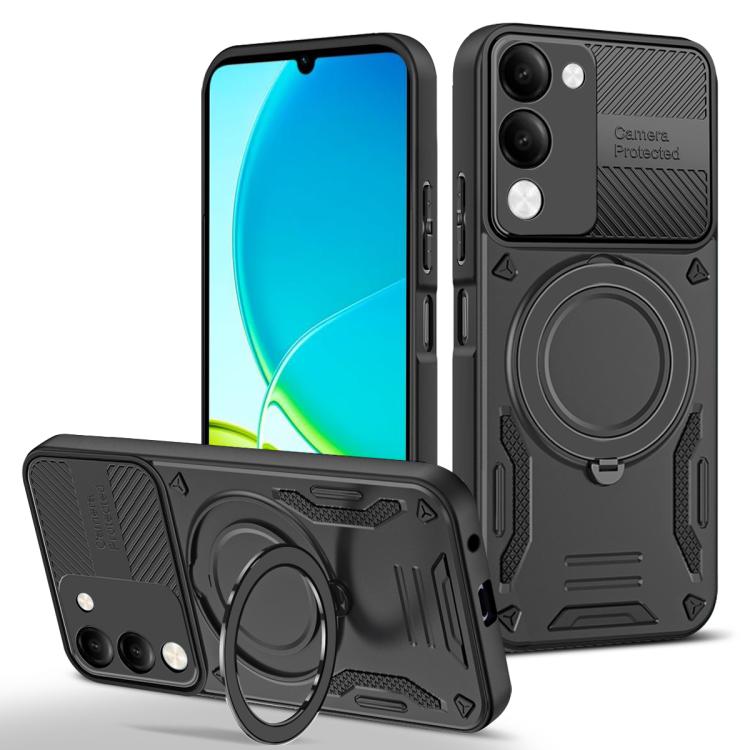 MagSafe 2 in 1 TPU Phone Case with Rotating Holder, For vivo Y31 5G 2025 / Y21d, For vivo X300 Pro, For vivo V60 Lite 5G / 4G, For vivo V50 Lite 5G / 4G, For vivo Y04 4G / Y29s 5G