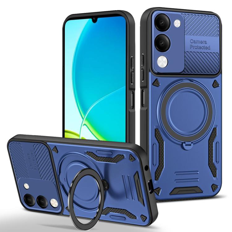 MagSafe 2 in 1 TPU Phone Case with Rotating Holder, For vivo Y31 5G 2025 / Y21d, For vivo X300 Pro, For vivo V60 Lite 5G / 4G, For vivo V50 Lite 5G / 4G, For vivo Y04 4G / Y29s 5G