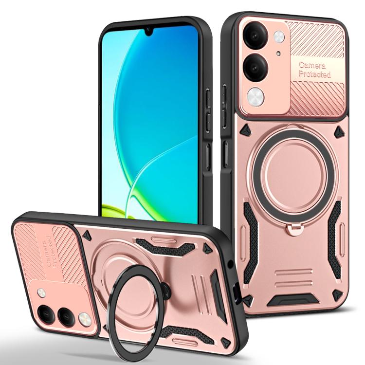 MagSafe 2 in 1 TPU Phone Case with Rotating Holder, For vivo Y31 5G 2025 / Y21d, For vivo X300 Pro, For vivo V60 Lite 5G / 4G, For vivo V50 Lite 5G / 4G, For vivo Y04 4G / Y29s 5G