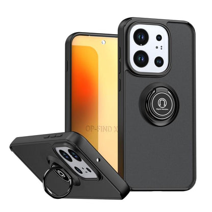Q Shadow 1 Series TPU + PC Phone Case with Ring, For OPPO Reno15 5G Global / 15c 5G, For OPPO Reno15 Pro 5G Global, For OPPO Find X9, For OPPO Find X9 Pro, For OPPO A5x 5G / 4G, For OPPO Reno12 Global, For OPPO A57 4G / A77 4G Global