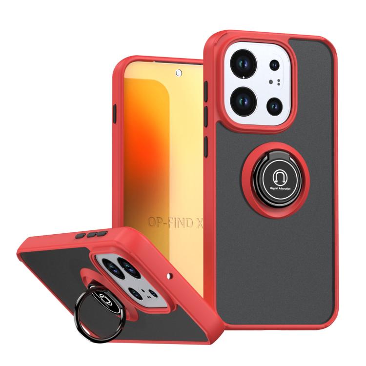 Q Shadow 1 Series TPU + PC Phone Case with Ring, For OPPO Reno15 5G Global / 15c 5G, For OPPO Reno15 Pro 5G Global, For OPPO Find X9, For OPPO Find X9 Pro, For OPPO A5x 5G / 4G, For OPPO Reno12 Global, For OPPO A57 4G / A77 4G Global