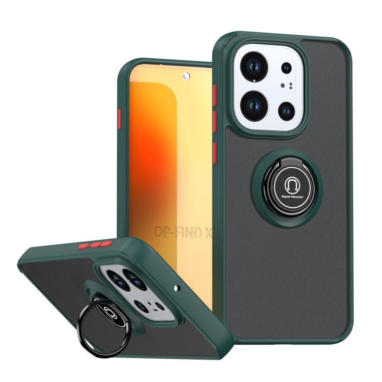 Q Shadow 1 Series TPU + PC Phone Case with Ring, For OPPO Reno15 5G Global / 15c 5G, For OPPO Reno15 Pro 5G Global, For OPPO Find X9, For OPPO Find X9 Pro, For OPPO A5x 5G / 4G, For OPPO Reno12 Global, For OPPO A57 4G / A77 4G Global