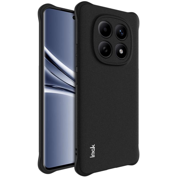 Black TPU shockproof phone case with raised camera bezel and side button cutouts
