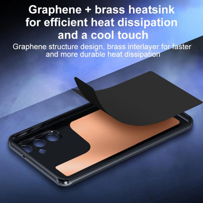 Black phone case with exposed inner orange layer and camera cutouts